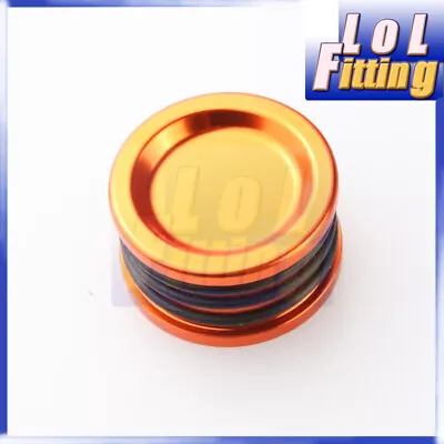 Orange Anodized Aluminum Racing Cam/camshaft Seal For Honda B16 B18 B20 H22 H23 • $5.73