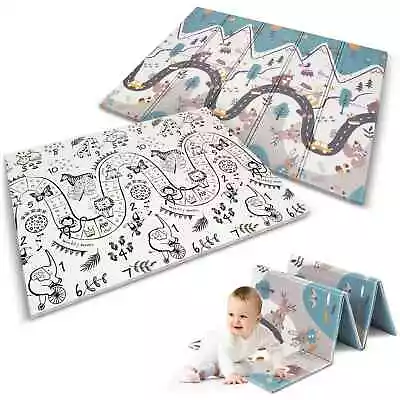 NUKIDO Baby Foam Mat Double Sided Cute Colourful Design Playing GREAT QUALITY • £34.99