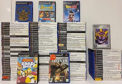 216 X Faulty PS2 Games JobLot - Canis Canem Edit Rayman Dragon Ball Z Spyro  • £243