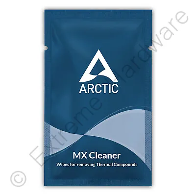 Arctic MX Cleaner Wipes MX-6 MX-5 MX-4 MX-2 Removes Thermal Compound Paste Artic • £3.46