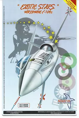 RARE Albatros Modelworks Worldwide F-104 Starfighter Decals 1/48 006 Many Opt. • $52.99