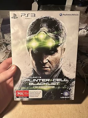 Ps3 Tom Clancy's Splinter Cell Blacklist The Ultimatum Edition - NO Game • $44