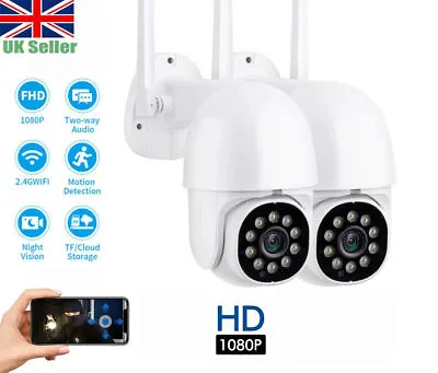 £22.43 • Buy UK 1080P IP Camera Wireless WIFI Outdoor CCTV HD PTZ Smart Home Security IR Cam
