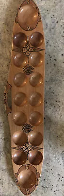 Sungka Mancala Game Wooden Board 27.5 “ Without Shells. SEE PICS. • $60