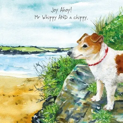 Jack Russell Greeting Card Birthday Or Any Occasion Little Dog Laughed • £3.45