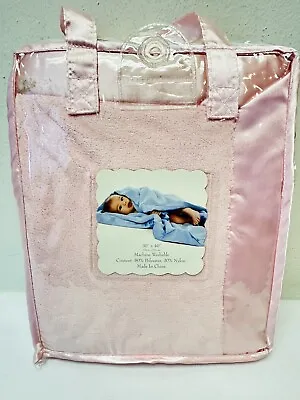 New Kidsline Katie Little Pink Baby Baby Blanket Luxury Satin Mink Plush Lovey • $56.93