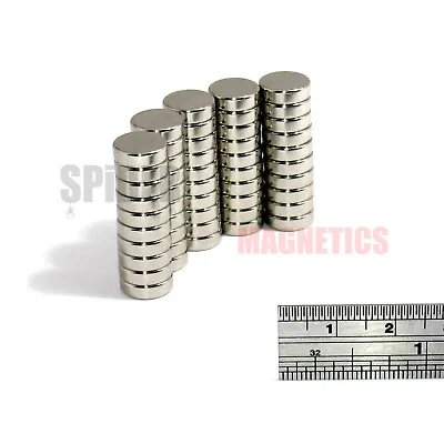 Magnets 10x3 Mm Neodymium Disc Strong Round Magnet 10mm Dia X 3mm Craft Fridge • £175.99