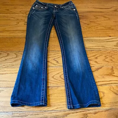 Miss Me Bootcut JP6076B Designer  Denim Jeans Jeans Size 26 (Actual 26x28) • $18