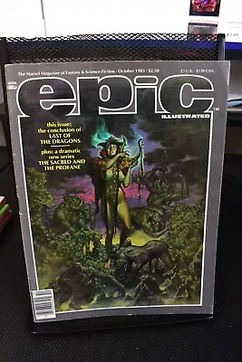 Epic Illustrated October 1983 Marvel Fantasy & Science-Fiction Magazine Veitch • $1.25