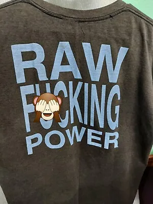 Iggy Pop Original 1988 Raw F*cking Power T-Shirt Very RARE • $400