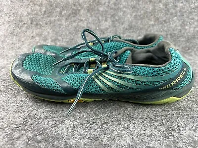 Merrell Barefoot Pace Glove Shoes Women's 10 Turquoise Trail Run Sneaker • $16.90