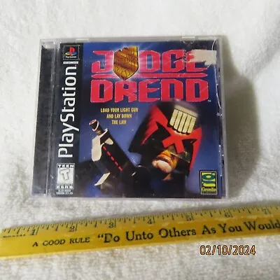 Playstation 1 Game  Judge Dredd-Complete • $35