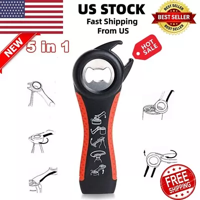 5 In 1 Multi Jar Opener Bottle Can Seal Lid Twist (whole Sale Price) X 5pack • $15.85