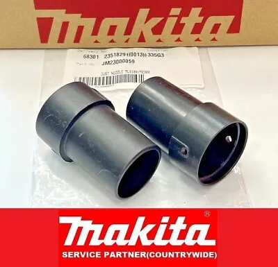 2X Genuine Makita Dust Nozzle For MLS100 M2300 Mitre Chop Saw - JM23000059 • £11.96