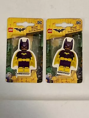 LEGO The Batman Movie BATGIRL Erasers Lot Of 2 NEW SEALED • $8.99