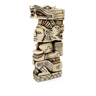 Vintage Hand Carved Stone INCA AZTEC MAYAN Totem Carving Sculpture • $19.97