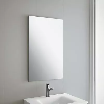 Plain Frameless Bathroom Mirror With Wall Hanging Fixings  • £28.95