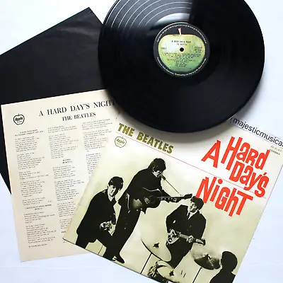 Rare Alternate Cover The Beatles Hard Day's Night Vinyl Lp Vintage Apple Ex Rare • $35.75