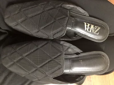 $10.99 • Buy Zara Woman’s Black Slippers/mules
