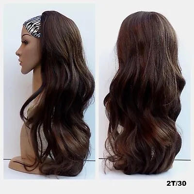 CLEARANCE Discontinued KOKO Chloe 28  LONG WAVY TOUSLED HALF HEAD WIG Wig (G2a) • £19.99