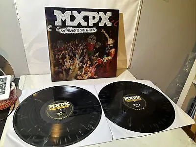 MxPx Southbound To San Antonio Lenticular SIGNED Black W/Gold Splatter Vinyl 2LP • $75