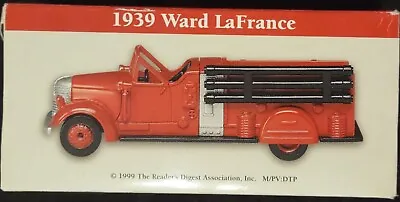 1939 Ward LaFrance Miniature Fire Truck Reader's Digest Open Box • $5