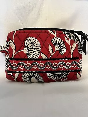 Vera Bradley Slim Cosmetic Deco Daisy Retired Excellent Condition 8 X 5 • $11