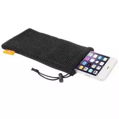 For UMIDIGI Z2 Nylon Mesh Pouch Bag With Stay Cord • $21.95