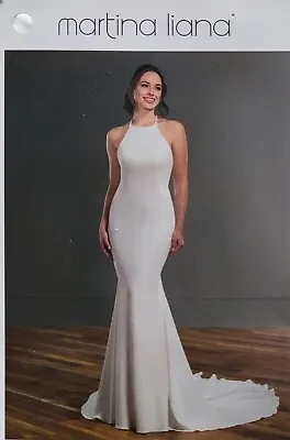 Martina Liana Natural Silk Wedding Dress Size 12  • $350