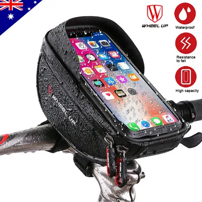 $21.45 • Buy Bicycle Bike Front Frame Tube Bag Accessories For Mobile Phone Pannier Pouch