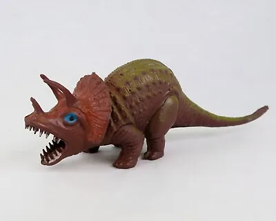 Triceratops Figure Vintage 1980s AAA 6.5  Plastic Hong Kong Dinosaur Monster • $11.76