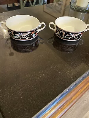 VILLEROY & BOCH -  INTARSIA” -  CREAM SOUP BOWLS-2 Total- • $120