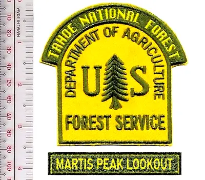 Martis Peak Fire Lookout Tahoe National Forest California Forestry Vel Hooks • $11.99