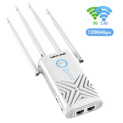 AC1200 Dual Gigabit WiFi Range Extender Dual Band WiFi Repeater Signal Booster • $25