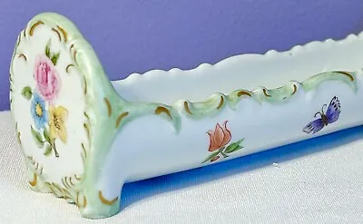 $14.99 • Buy VINTAGE GEROLD PORZELLAN BAVARIAN HAND PAINTED Footed DISH Butterfly W GERMANY