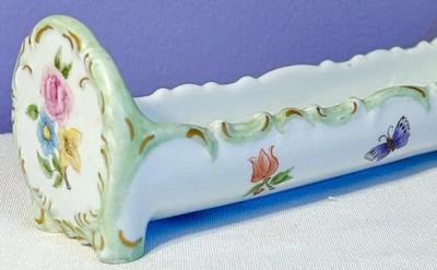 $14.99 • Buy VINTAGE GEROLD PORZELLAN BAVARIAN HAND PAINTED Footed DISH Butterfly W GERMANY
