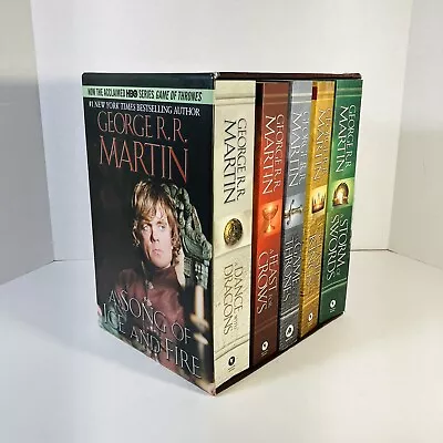 A Game Of Thrones - A Song Of Ice And Fire - 5 Book Set - George R.R.Martin • $25