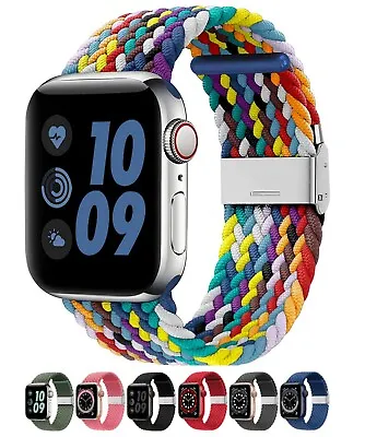 £7.99 • Buy Stretchy Straps Compatible With Apple Watch Strap 45mm 44mm 42mm For Women/Men