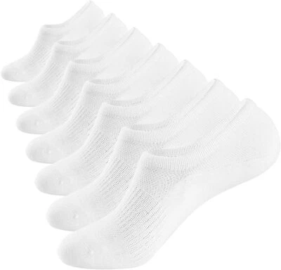 $6.49 • Buy Men Women Invisible No Show Socks Cotton Loafer Non Slip Low Cut Boat Liner Thin