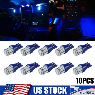 10X T10 For Hummer H2 03-09 Blue LED Roof Cab Marker Clearance Lights Lamp Bulbs • $11.99