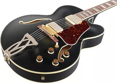 Ibanez AF75G-BKF Artcore Series Hollow Body Electric Guitar Black Flat W/ Setup • $499.99