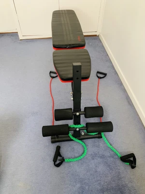 £45 • Buy Folding Weight Bench Home Indoor Exercise Workout Bench With Dumbbell Cordage