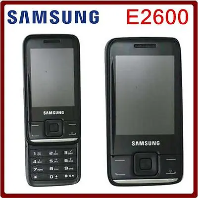 E2600 Samsung GT-E2600 2MP Camera 2.4 Inch Screen Original Slider Mobile Phone • £58.67