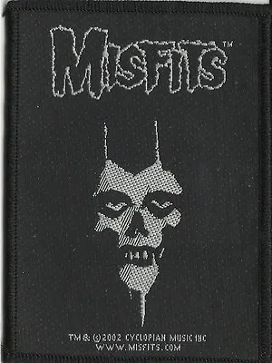 MISFITS Lukic Face - 2002 - WOVEN SEW ON PATCH Official - No Longer Made • £6.99