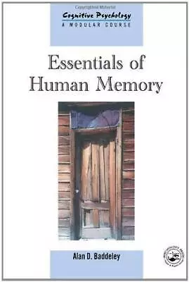 Essentials Of Human Memory (Cognitive Psychology 1368-4558) (Volume 11) - GOOD • $3.91