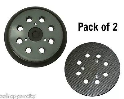 2X Pad For Makita 743081-8 Hitachi 324-209 5  8 Hole Orbit Sander Hook & Loop  • $17.95