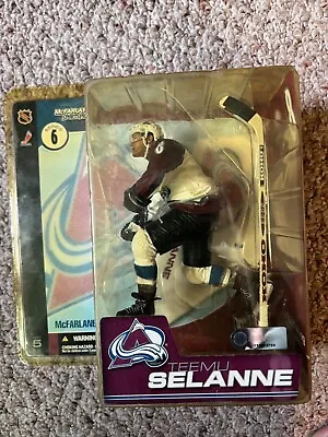 McFARLANE TEEMU SELANNE COLORADO AVALANCHE SERIES 6 FIGURE HOCKEY NHL MIB • $20