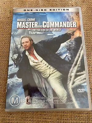 MASTER AND COMMANDER RUSSEL CROWE SEA OCEAN- DVD Action Adventure  • $11
