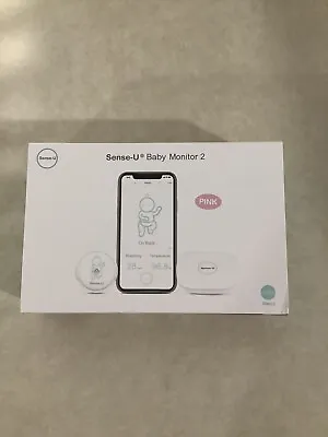 Sense-U Baby Monitor 2 With Base Station 0-18m Pink-New Open Box Infant Breath • $59.99