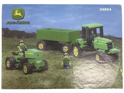 John Deere Building Brick System - Vintage 2002  - Incomplete - Instructions • $39